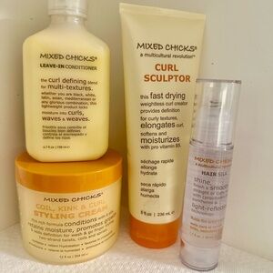 Curl Defining Haircare Set - Yellow and Clear